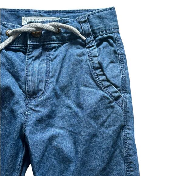 HOPE & HENRY Boys Chambray Pants Size 4 - Picture 2 of 4